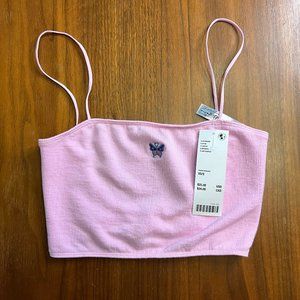 Urban Outfitters Pink Bralett